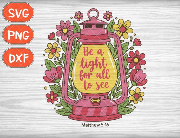 Be a Light for All to See SVG: A Designer’s Perspective