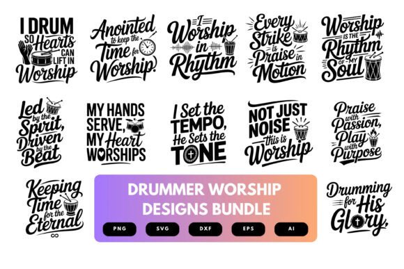 Drummer SVG Bundle: A Faith-Filled Embroidery Design Review