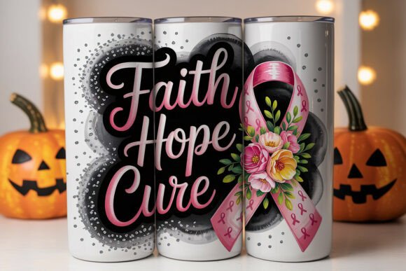 Faith Hope Cure Tumbler Wrap Design Review