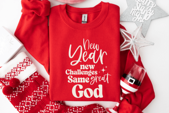 Happy New Year SVG Hello 2026 Christian