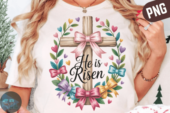He Is Risen Easter Christian PNG Cross Review for Real Projects