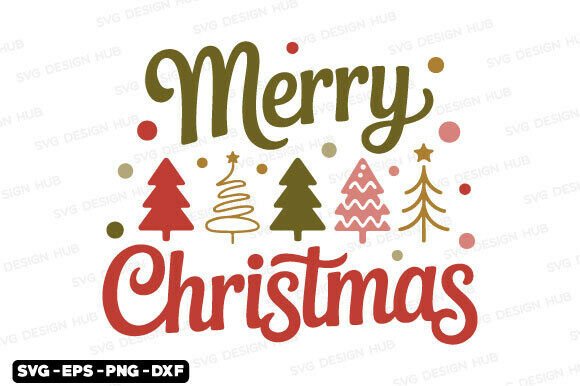 Merry Christmas SVG: A Retro Faith-Filled Embroidery Design for Real Projects