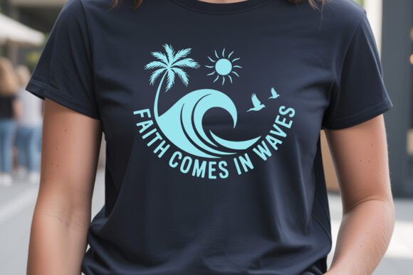 Real-World Review of Faith Comes in Waves Ocean SVG