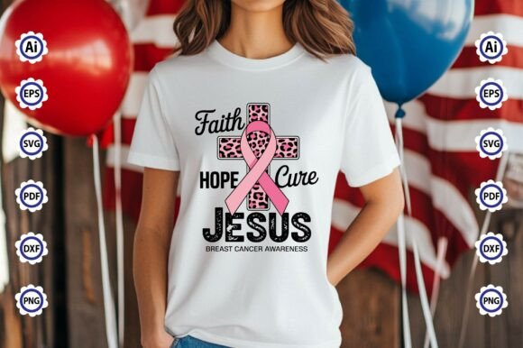 Reviewing Faith Hope Cure Jesus Breast Cancer SVG for Real Embroidery Projects