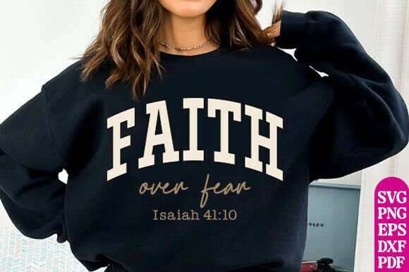 Reviewing Faith over Fear Isaiah 41 10 Foral PNG for Real Projects