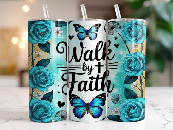 Walk by Faith Christmas Tumbler Wrap Review