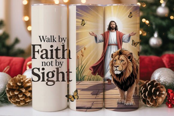 Walk by Faith Lion Tumbler Wrap Review for Real Projects